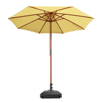 DIY 9 Foot Wooden Outdoor Umbrella and Stand