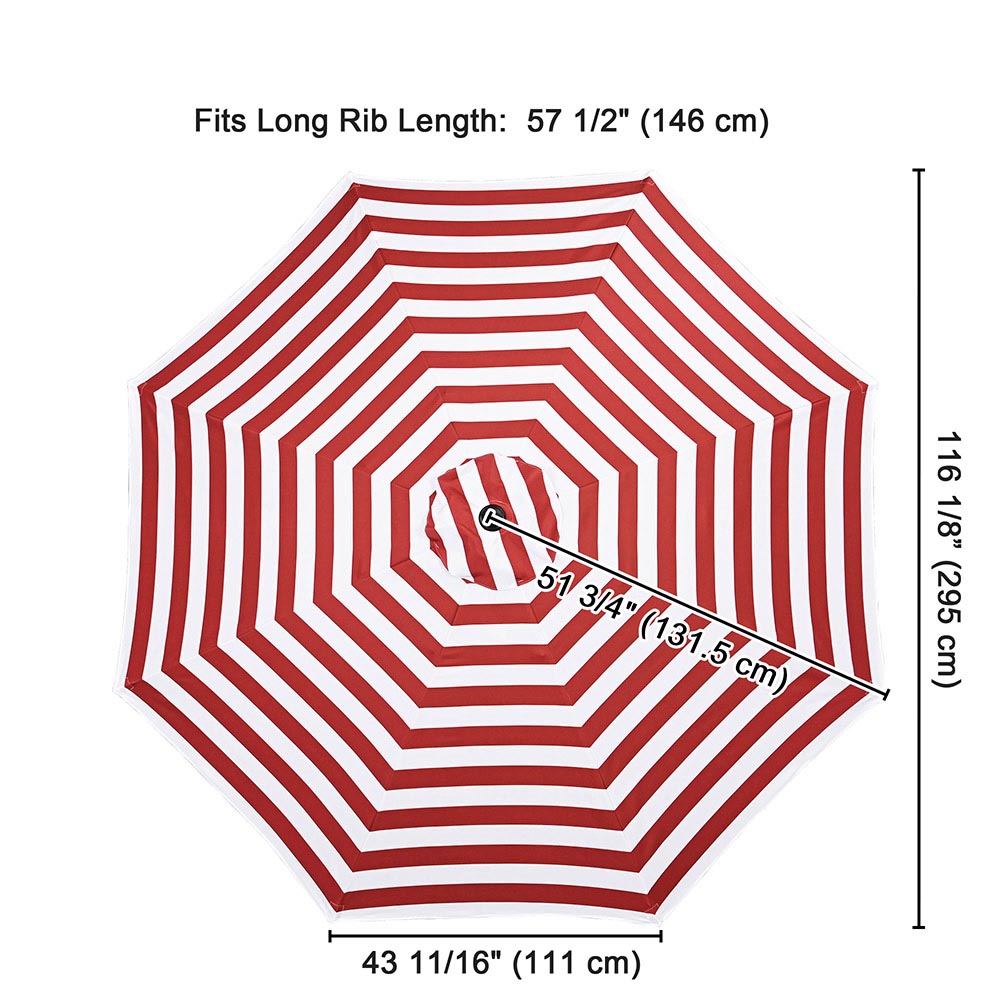 DIY 10 ft Patio and Market Umbrella Replacement Canopy
