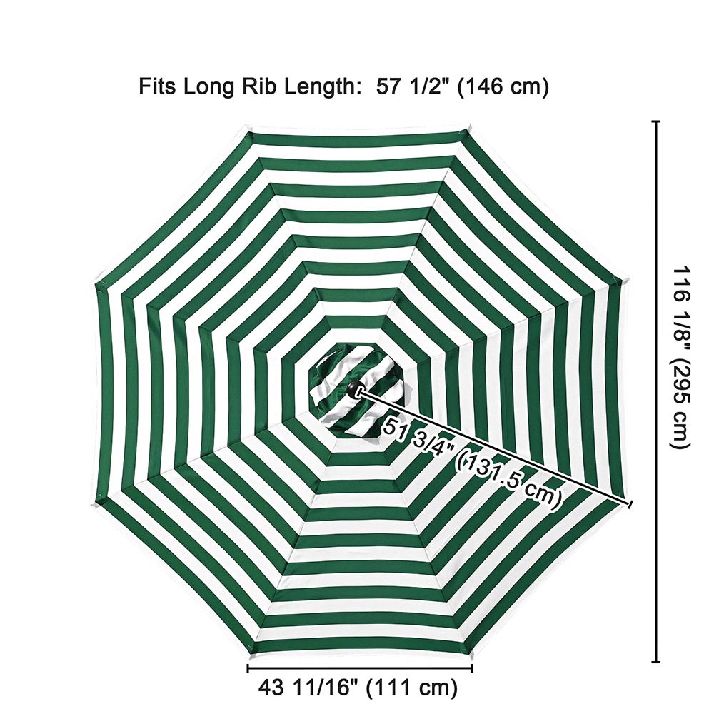 10 ft patio umbrella replacement DIY 10 ft Patio and Market Umbrella Replacement Canopy