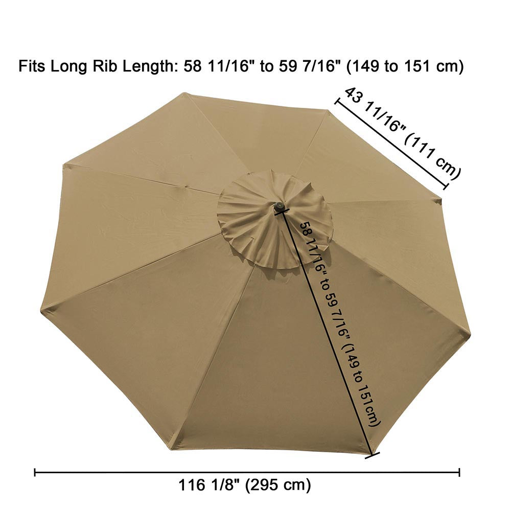 DIY 10 ft Patio and Market Umbrella Replacement Canopy DIY 10 ft Patio and Market Umbrella Replacement Canopy