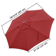 DIY 13 ft Patio and Market Umbrella Replacement Canopy