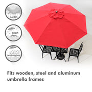 8 ft Patio and Market Umbrella Replacement Canopy