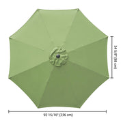 8 ft Patio and Market Umbrella Replacement Canopy