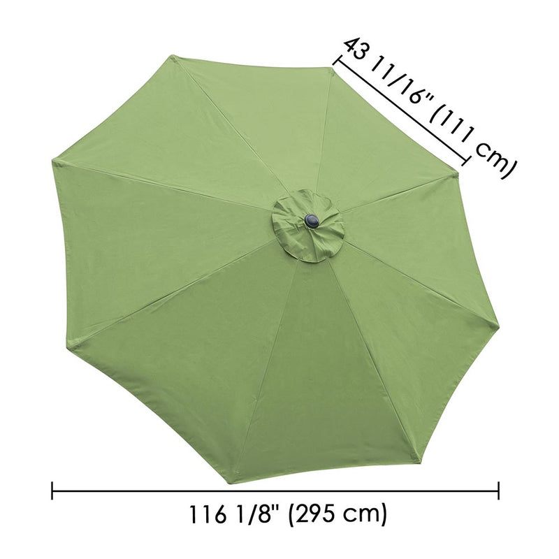 10 ft Patio and Market Umbrella Replacement Canopy | The DIY Outlet