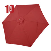 DIY 9 ft 6-Rib Patio and Market Umbrella Replacement Canopy