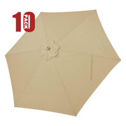DIY 9 ft 6-Rib Patio and Market Umbrella Replacement Canopy