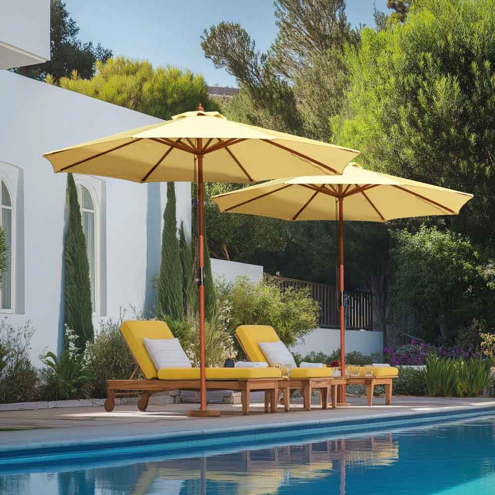 base for 9 foot patio umbrella DIY 9 ft Patio Umbrella Replacement Canopy 8-Rib