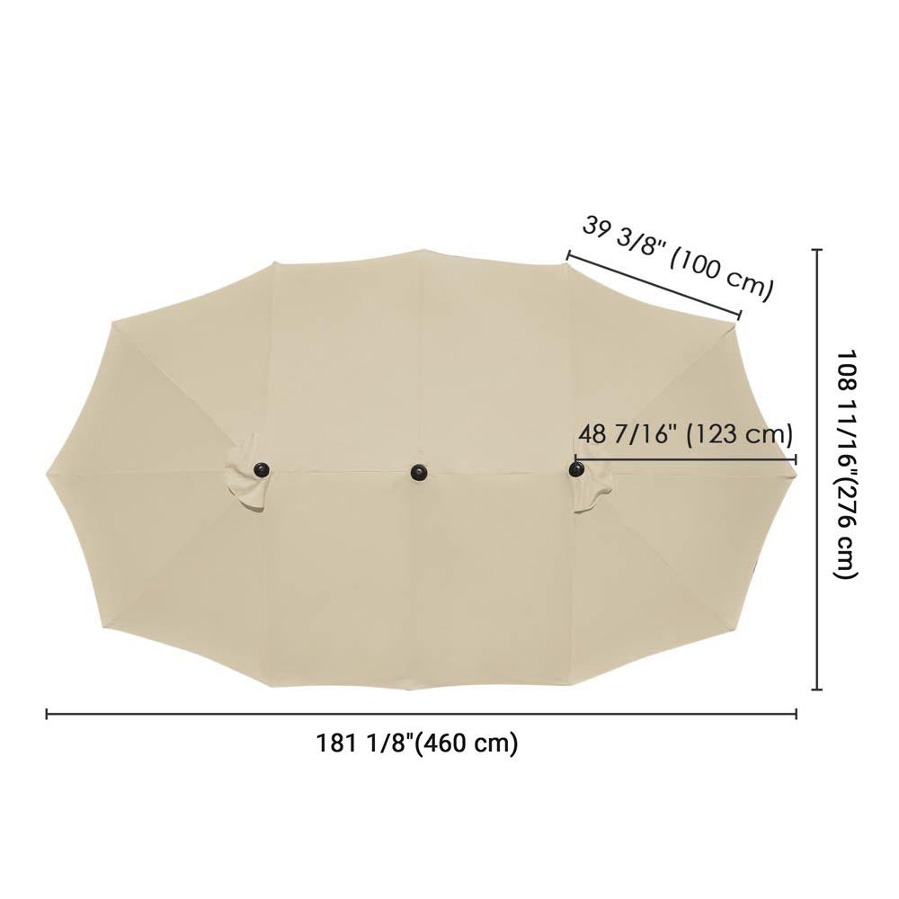 DIY 15x9 Foot Rectangular Patio Outdoor Umbrella Canopy Replacement DIY 15x9 Foot Rectangular Patio Outdoor Umbrella Canopy Replacement