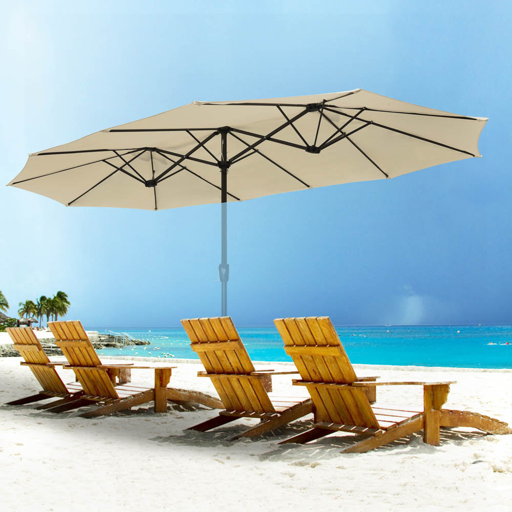 15 ft patio umbrella replacement canopy DIY 15x9 Foot Rectangular Patio Outdoor Umbrella Canopy Replacement
