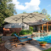 DIY 15x9 Foot Rectangular Patio Outdoor Umbrella Canopy Replacement