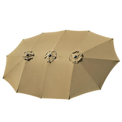 15x9 Foot Rectangular Patio Outdoor Umbrella Canopy Replacement