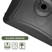 DIY 143 lb Umbrella Weight with Wheels for 1 7/8" Poles