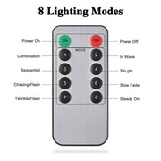 DIY Outdoor Umbrella Lights Solar Day Night Sensor 9-10ft 8-Rib