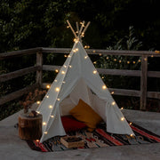 DIY Outdoor Umbrella Lights Battery Operated 7-9ft 6-Rib