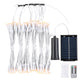 Outdoor Umbrella Lights Solar Day Night Sensor 7-9ft 6-Rib