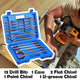 DIY 17pcs SDS/SDS-Plus Drill Bits Point Chisel Flat Chisel U-groove Chisel