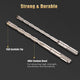 DIY 17pcs SDS/SDS-Plus Drill Bits Point Chisel Flat Chisel U-groove Chisel