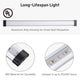 DIY Under Cabinet LED Light Bar Set 3pcs 11-1/2in