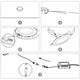 DIY 3W LED Dimmable Ceiling Recessed Lighting 12ct/Pack