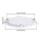 DIY 15W LED Ceiling Recessed Lighting Kit Warm White