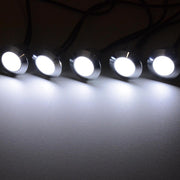 DIY 12V Low Voltage Deck Step Lights - IP67 Waterproof, 10ct