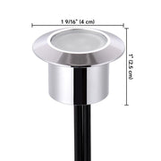 DIY 12V Low Voltage Deck Step Lights - IP67 Waterproof, 10ct