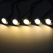 DIY 12V Low Voltage Deck Step Lights - IP67 Waterproof, 10ct