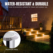 DIY 15x LED Deck Lights with Adapter for Step Stairs