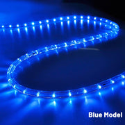 DIY 150ft Waterproof LED Rope Light with Power Cord & Connector (NO Color Changing)