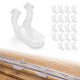 DIY D1/2" Wall Mount Clips for LED Neon Rope Lights 50ct/pk