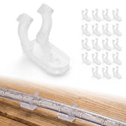 DIY D1/2" Wall Mount Clips for LED Neon Rope Lights 50ct/pk