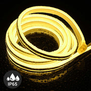 DIY 100ft Waterproof LED Neon Rope Light Warm White RF Remote
