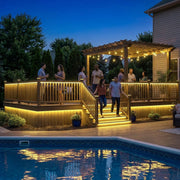 DIY Waterproof LED Neon Rope Light Warm White RF Remote