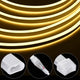 DIY 120V Waterproof LED Neon Rope Light 2700K RF Remote 50ft