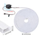 DIY 50ft Waterproof LED Neon Rope Light Warm White RF Remote