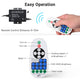 DIY 50ft Waterproof LED Neon Rope Light Warm White RF Remote