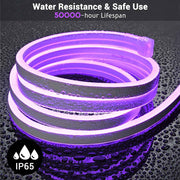 DIY Purple Halloween LED Neon Light Waterproof 50ft