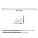 DIY 9/16" Clear Plastic U Channel 3ft 5ct/pk
