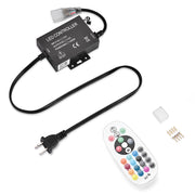 DIY 110V Controller + RF Remote for LED Neon Light Multi-Color(RGBW)
