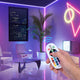 DIY AC110V RF Remote + Controller for 50ft LED Neon Light Multi-Color