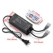 DIY 110V Controller + RF Remote for LED Neon Light Multi-Color(RGBW)