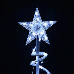 5' LED Lighted Xmas Spiral Tree Indoor & Outdoor