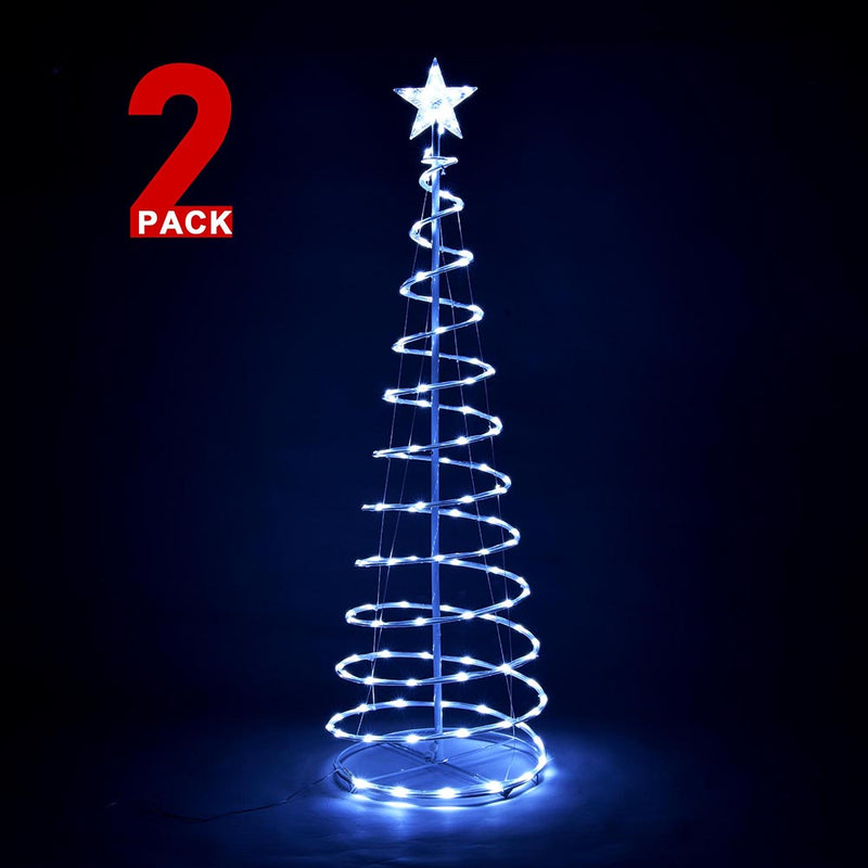 5' Spiral Christmas Tree USB Powered Indoor & Outdoor