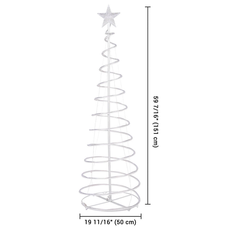 5' Spiral Christmas Tree USB Powered Indoor & Outdoor