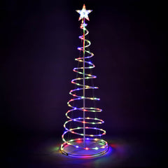 5' Spiral Christmas Tree USB Powered Indoor & Outdoor