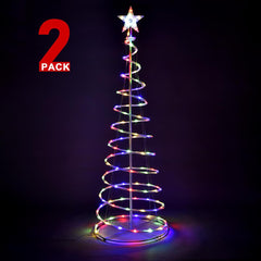 5' Spiral Christmas Tree USB Powered Indoor & Outdoor