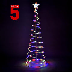5' Spiral Christmas Tree USB Powered Indoor & Outdoor