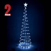 6' LED Spiral Christmas Tree Indoor & Outdoor