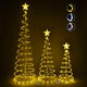 Spiral Christmas Tree Set Battery Powered-6ft 4ft 3ft included