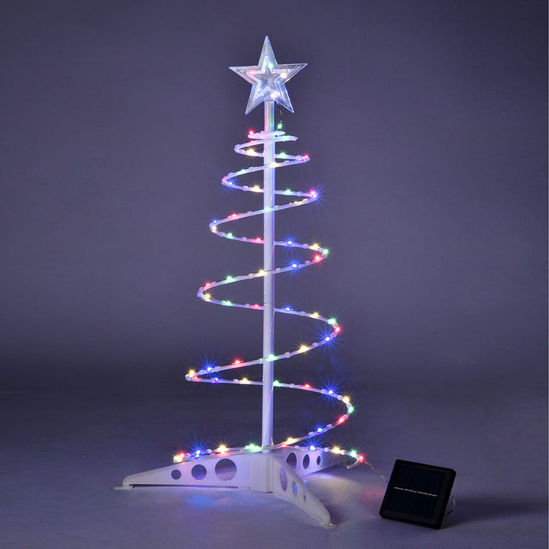 2' Spiral Christmas Tree Light Solar Powered